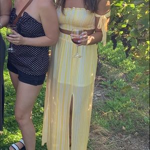 Two Piece Yellow Set